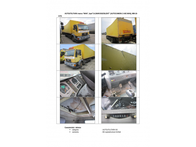 Autotractor MAN si remorca DB cu suprastructura inchisa — imagine 3