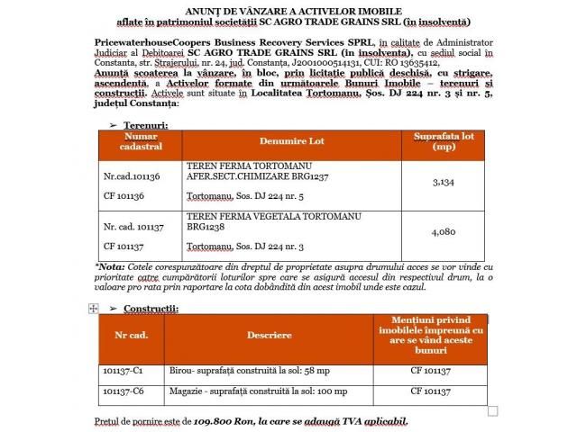 Două terenuri cu birou și magazie — imagine 1