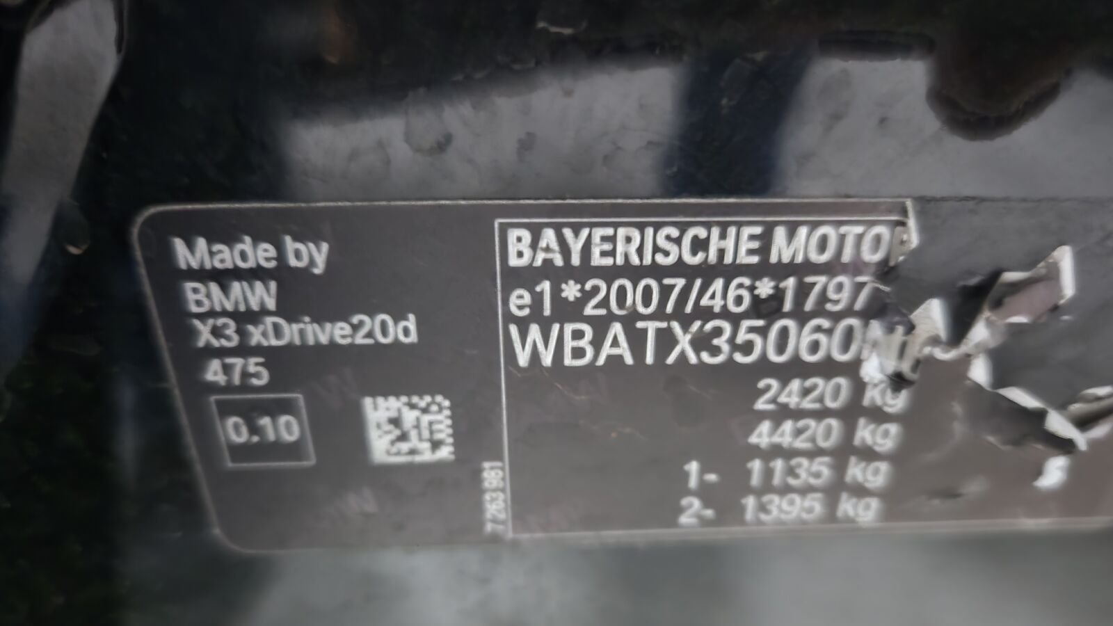 Autoturism BMW X3 XDrive 2.0D — imagine 4