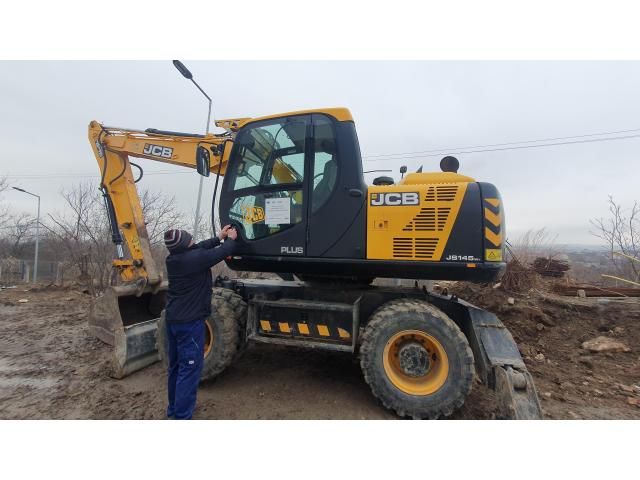 Excavator pe pneuri JCB JS145WTT4F — imagine 3